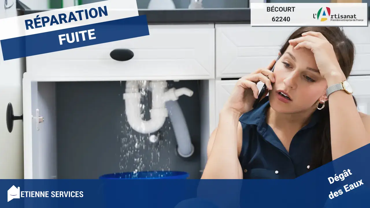 Experts de la Réparation de Fuite d'Eau Rapide et Efficace à Bécourt