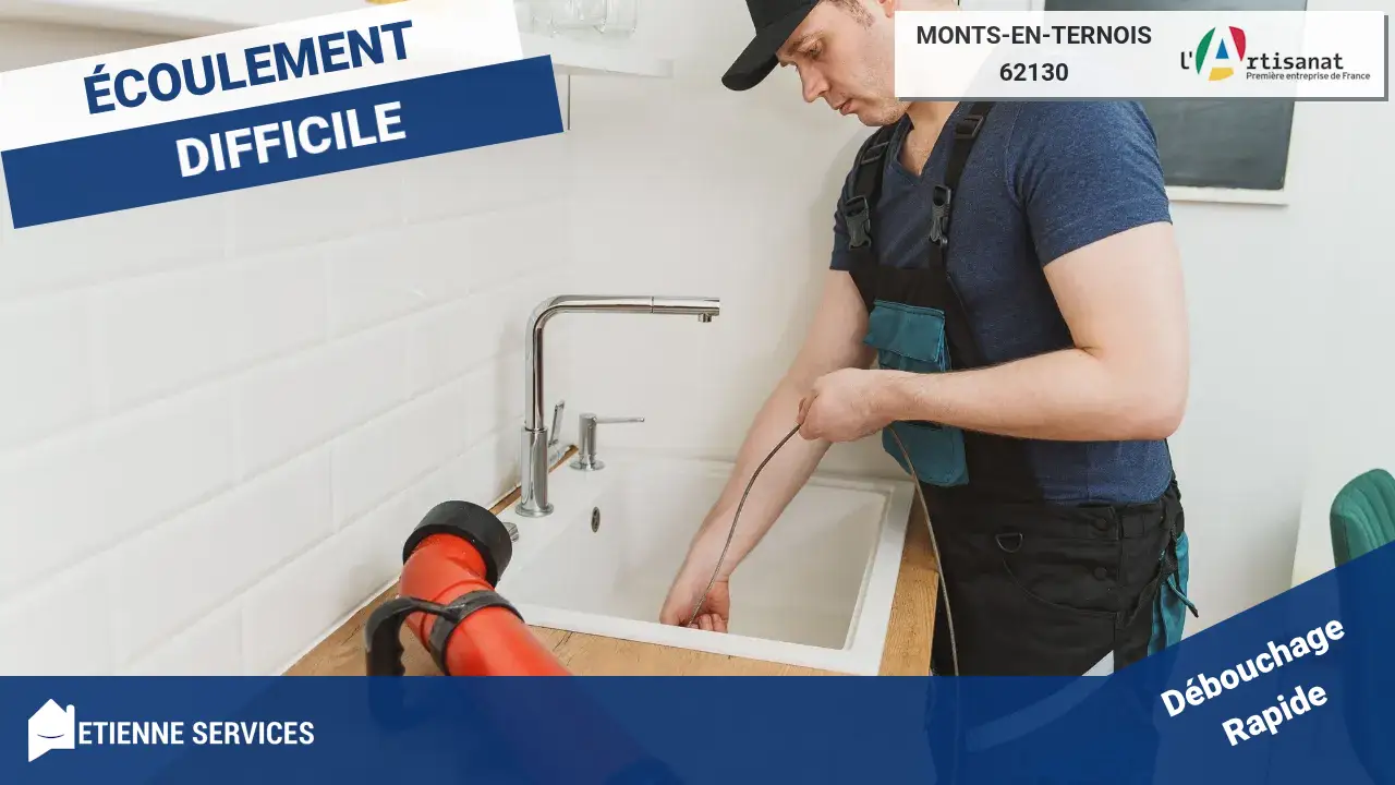 Service de Débouchage de Canalisation Efficace à Monts-en-Ternois