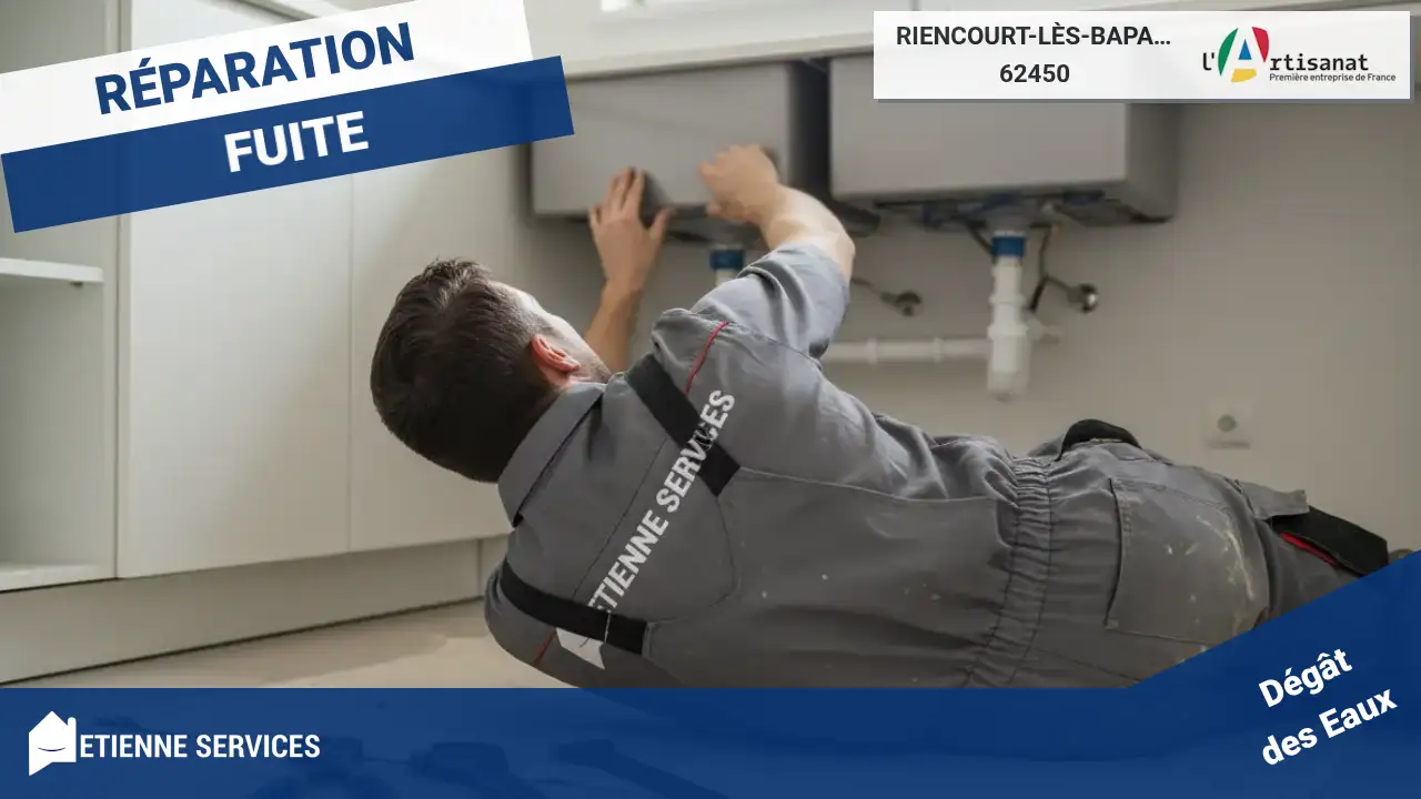 Intervention Rapide et Efficace pour Réparation de Fuite d'Eau à Riencourt-lès-Bapaume