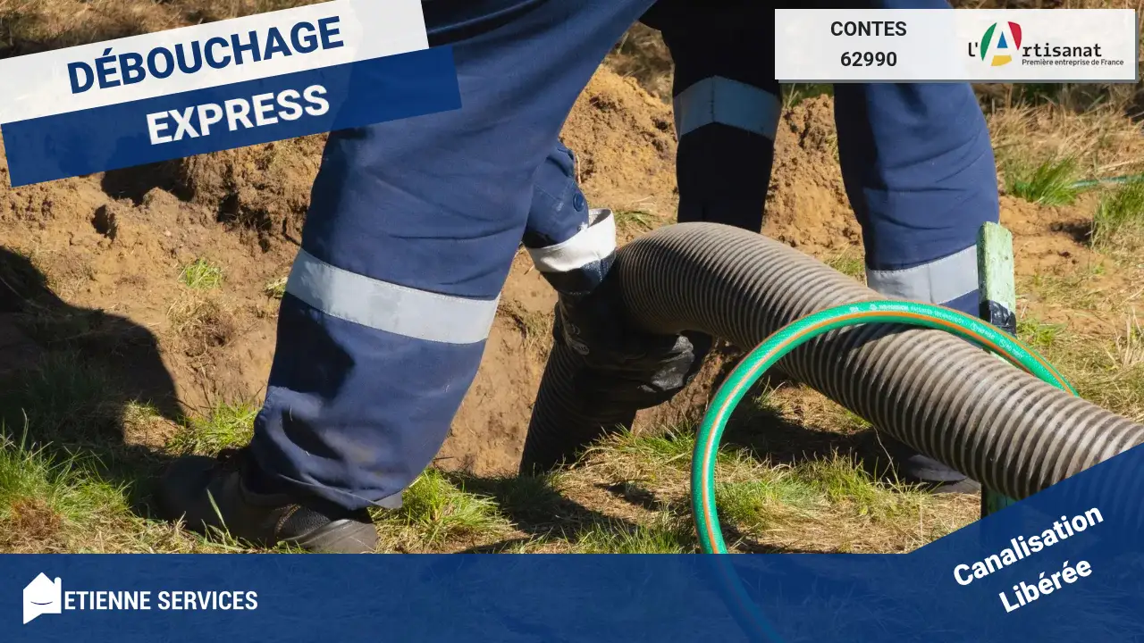 Service de débouchage de canalisation ultra-rapide par nos experts à Contes