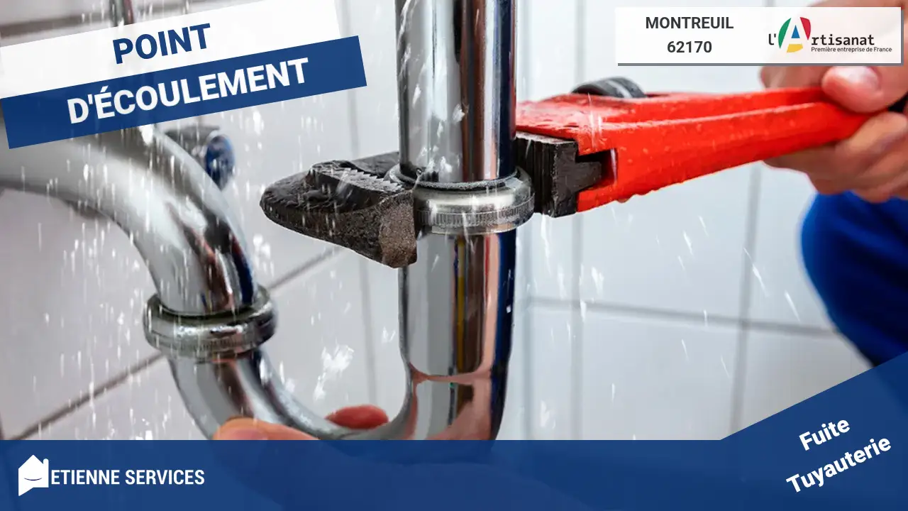 Réparation rapide de fuite d'eau par nos meilleurs artisans à Montreuil