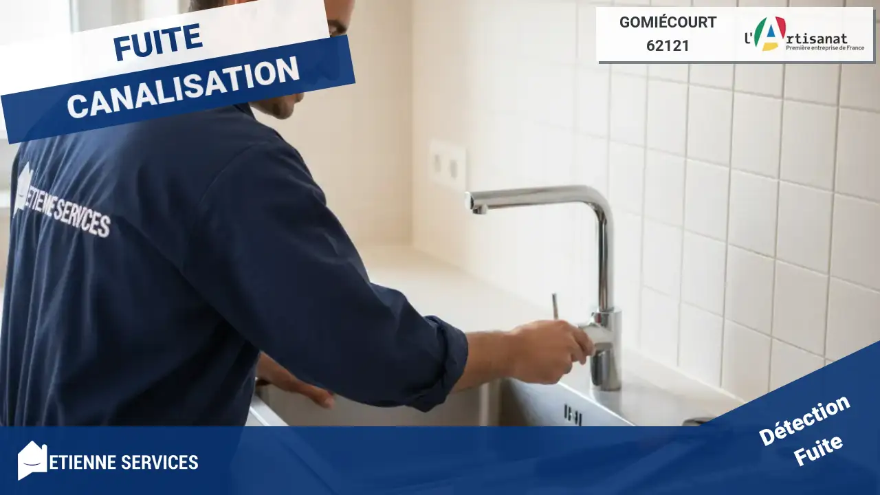 Spécialistes de la réparation de fuite d'eau rapide à Gomiécourt