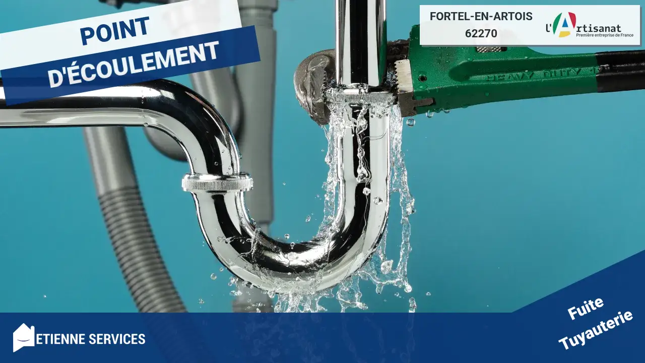 Réparation rapide de fuite d'eau par nos meilleurs artisans à Fortel-en-Artois