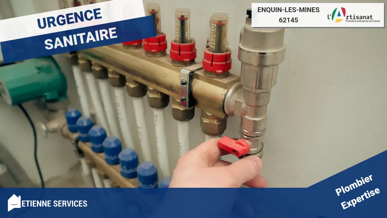 Nos experts en dépannage et installation de plomberie à Enquin-les-Mines