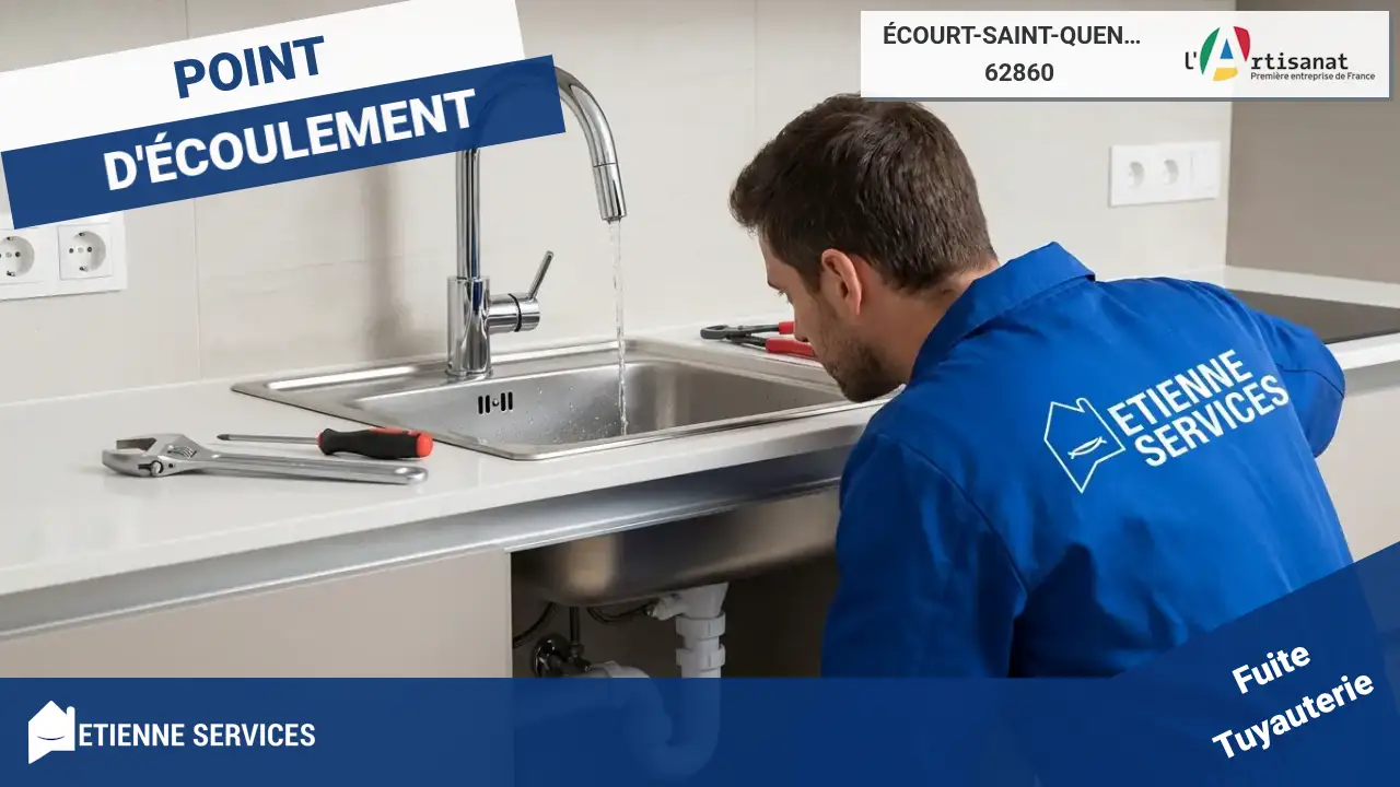 Intervention d'Urgence pour Réparation de Fuite d'Eau à Écourt-Saint-Quentin
