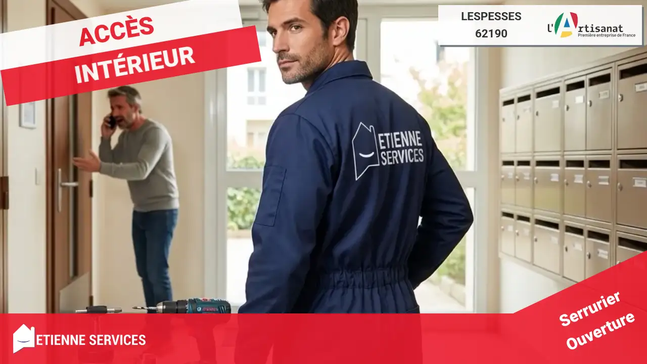 Spécialistes de l'ouverture de porte rapide à Lespesses (62190)