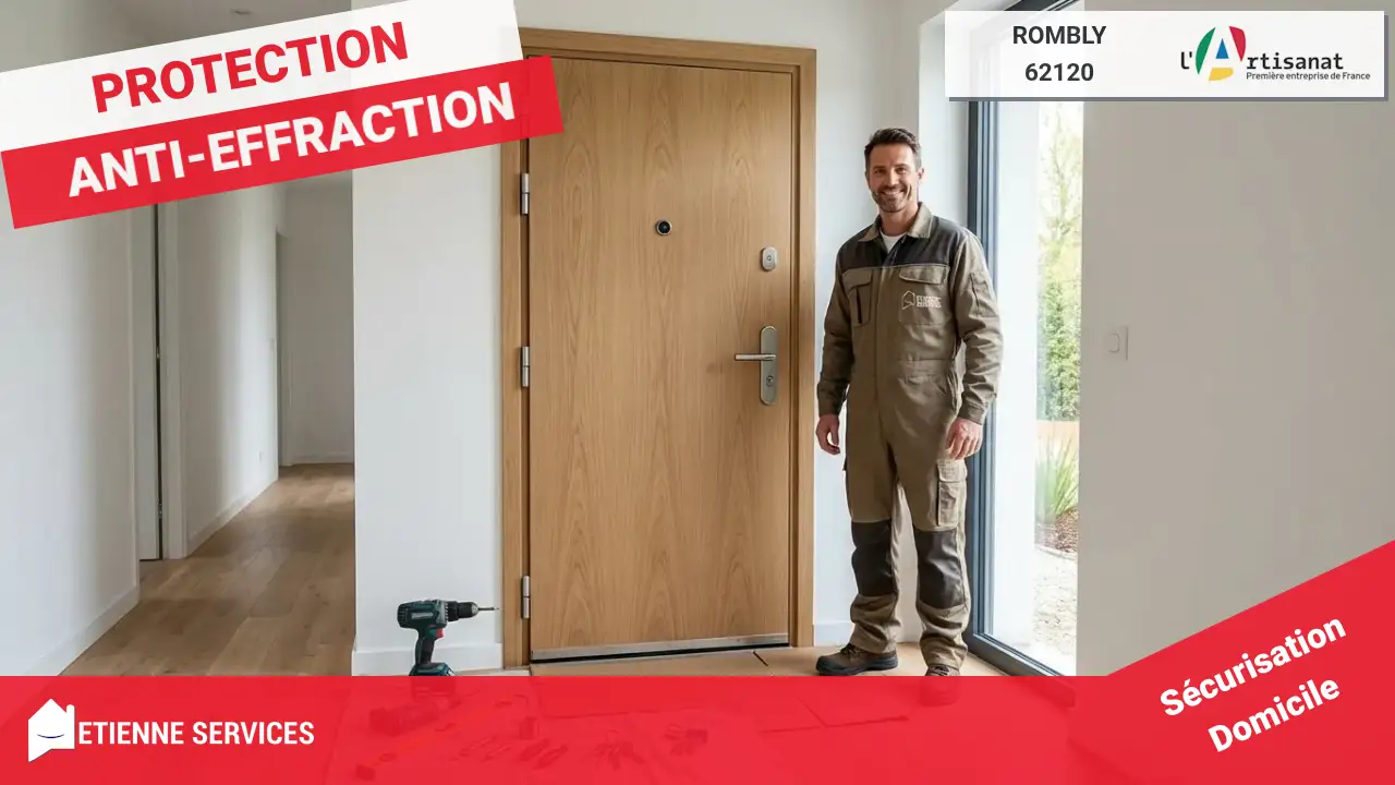 Installation Professionnelle de Portes Blindées à Rombly (62120)