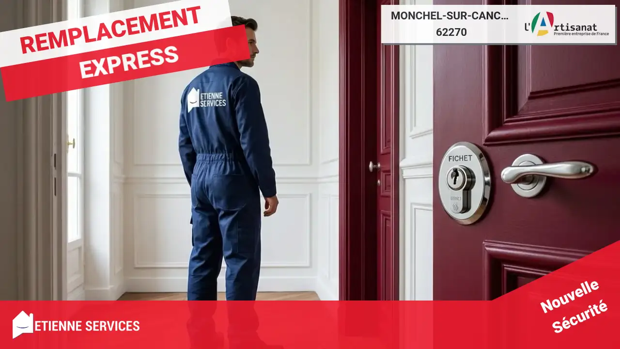 Votre service de dépannage de serrurerie d'urgence fiable à Monchel-sur-Canche