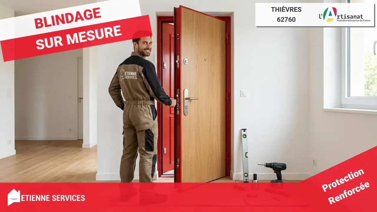 Pose et Remplacement de Porte Blindée par des Experts à Thièvres