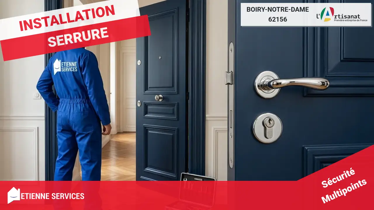 Experts en Installation et Remplacement de Serrure à Boiry-Notre-Dame (62156)