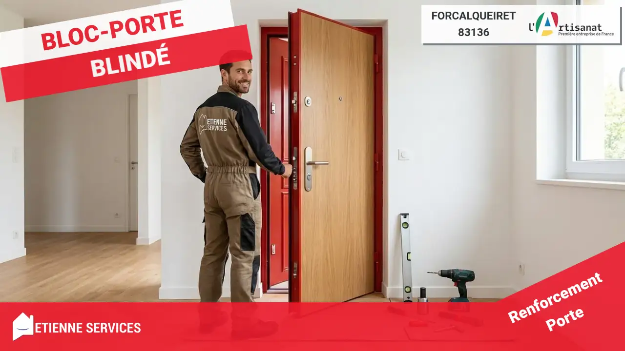 Installation et Remplacement de Portes Blindées de Haute Sécurité à Forcalqueiret