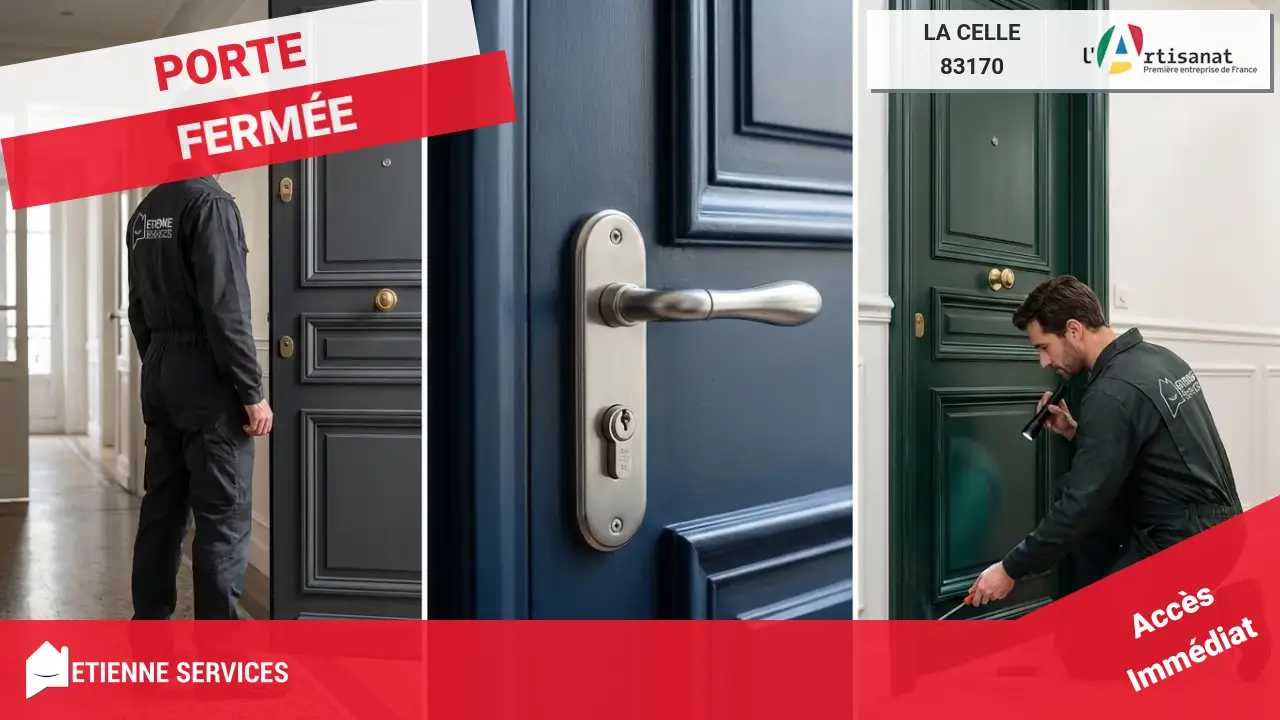 Intervention d'Urgence : Nos Spécialistes de l'Ouverture de Porte à La Celle-83170