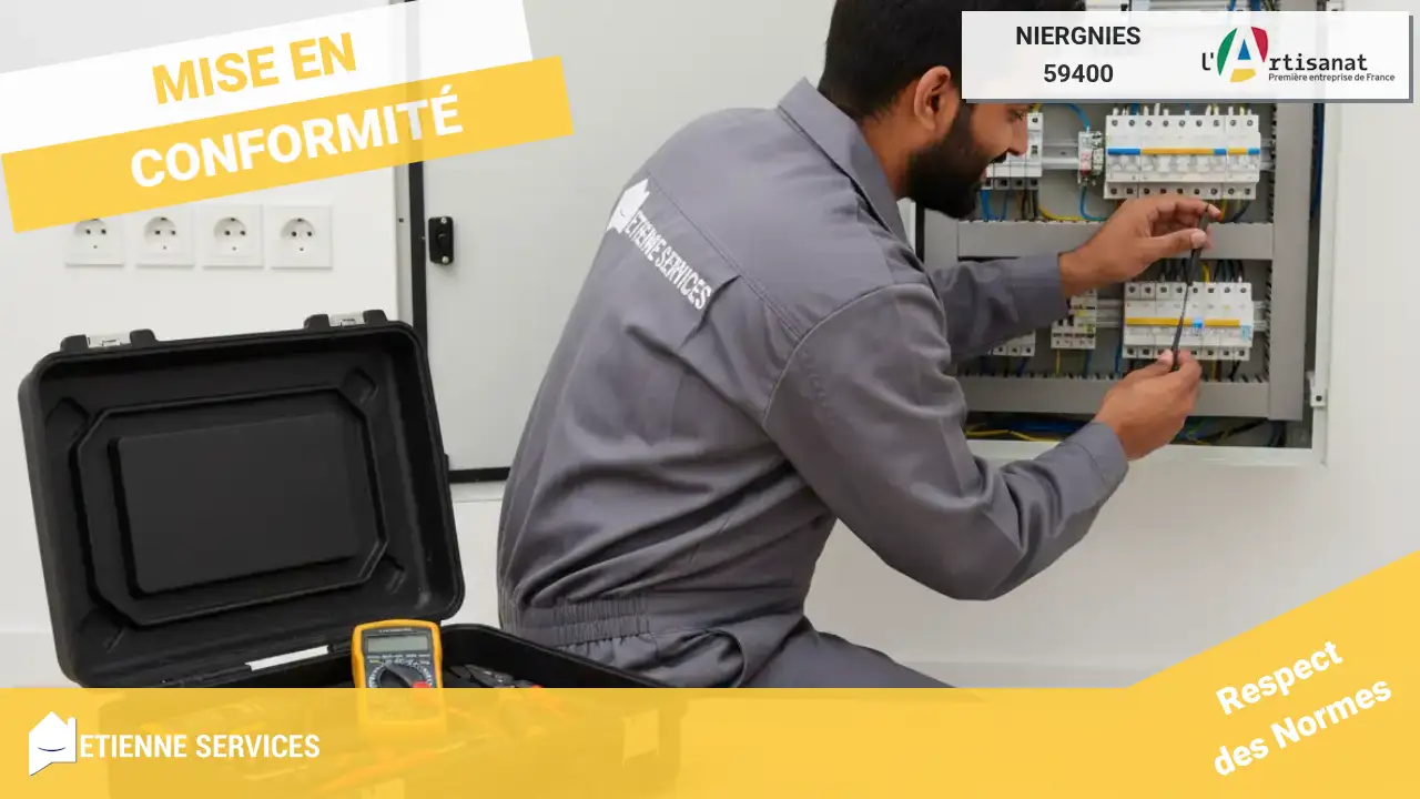 Spécialistes de la remise aux normes électriques à Niergnies (NF C 15-100)