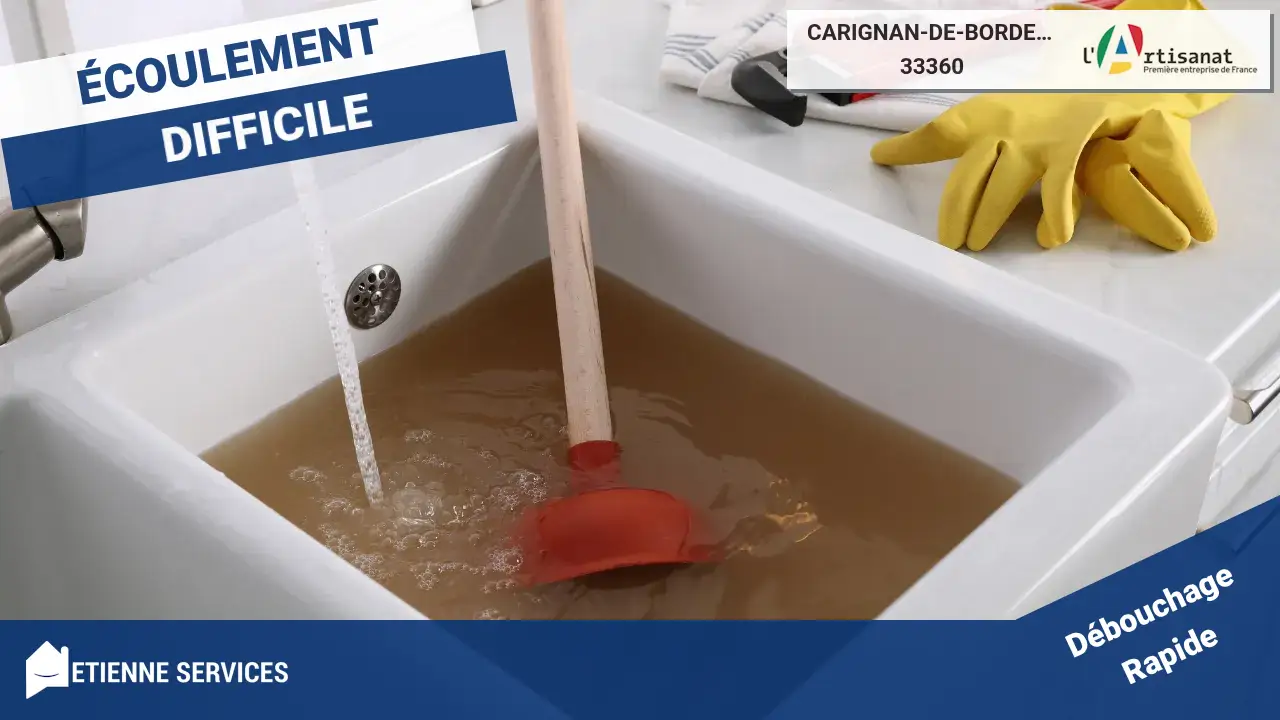 Experts du Débouchage de Canalisation Rapide à Carignan-de-Bordeaux