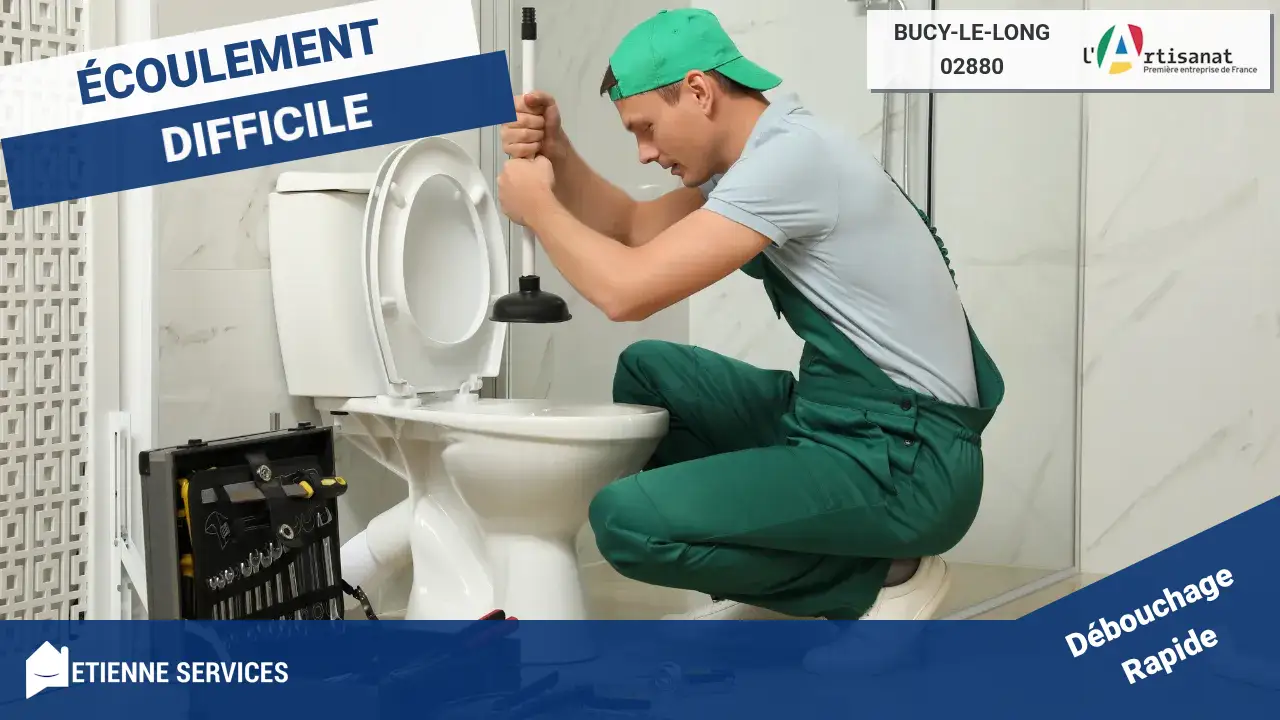 Service expert de débouchage de canalisation à Bucy-le-Long et ses environs