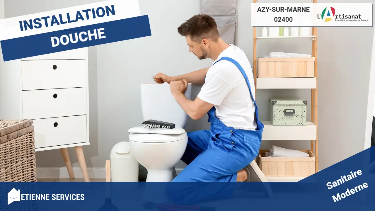 Installation de Sanitaire Impeccable par nos Plombiers à Azy-sur-Marne
