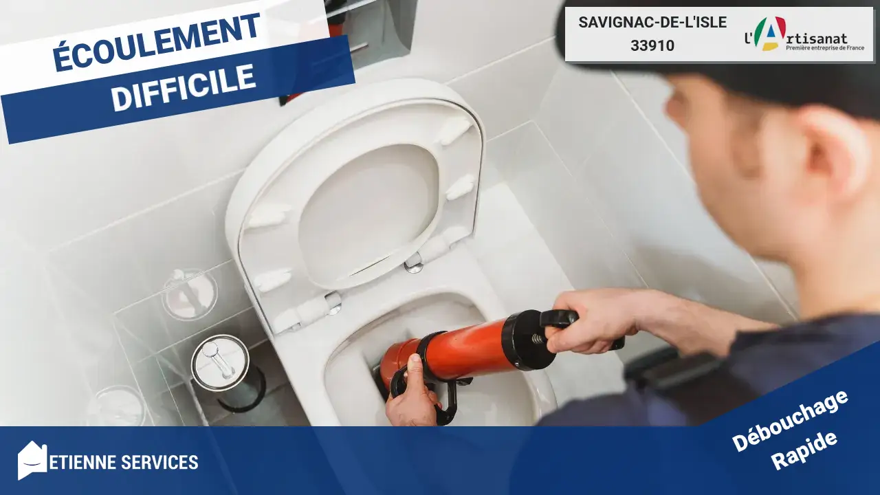 Le Meilleur Service de Débouchage de Canalisation à Savignac-de-l'Isle et Alentours