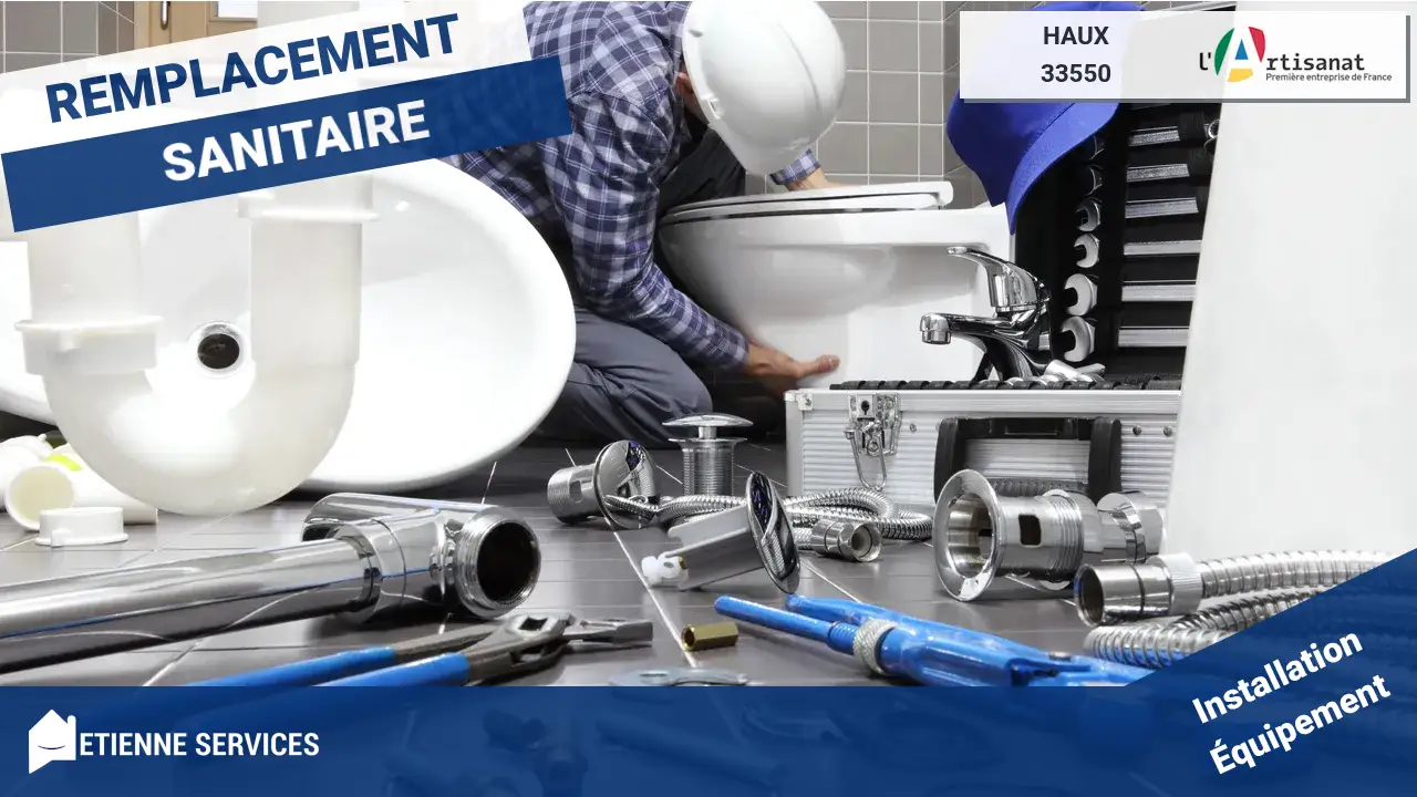 Votre installation de sanitaire impeccable avec nos experts à Haux