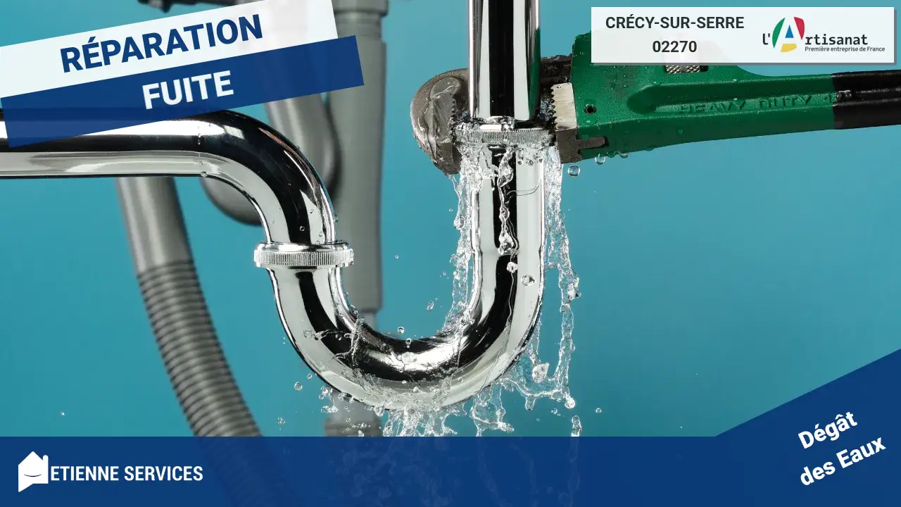 Réparation Urgente de Fuite d'Eau par nos Artisans Plombiers à Crécy-sur-Serre