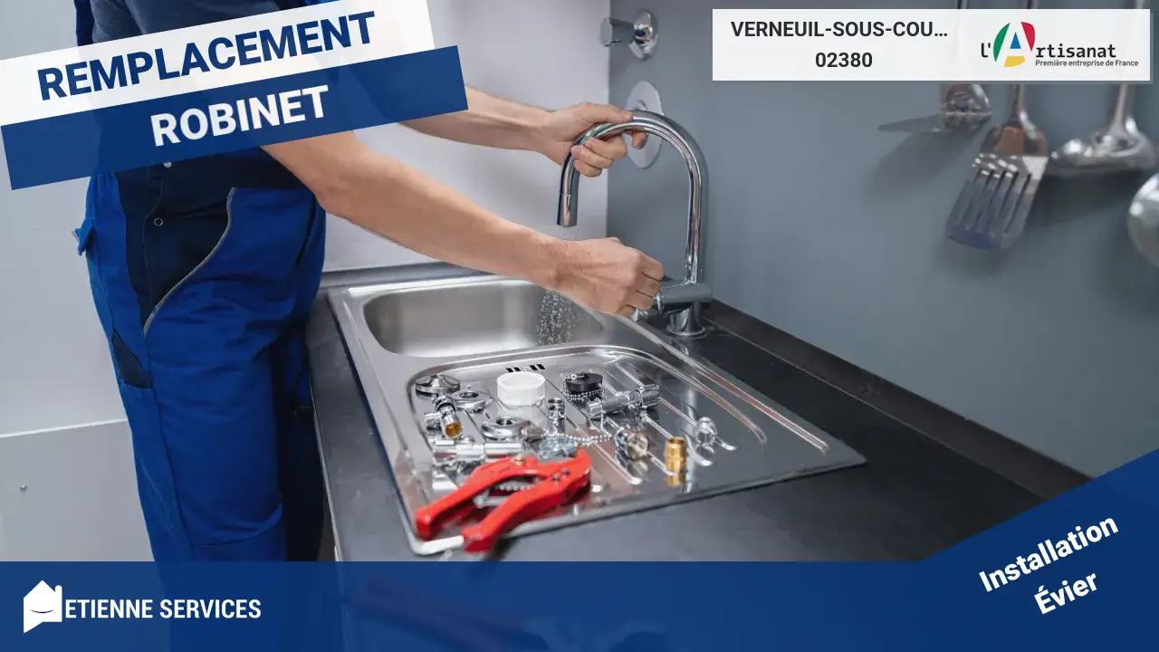 Artisans experts en installation de sanitaire à Verneuil-sous-Coucy-02380