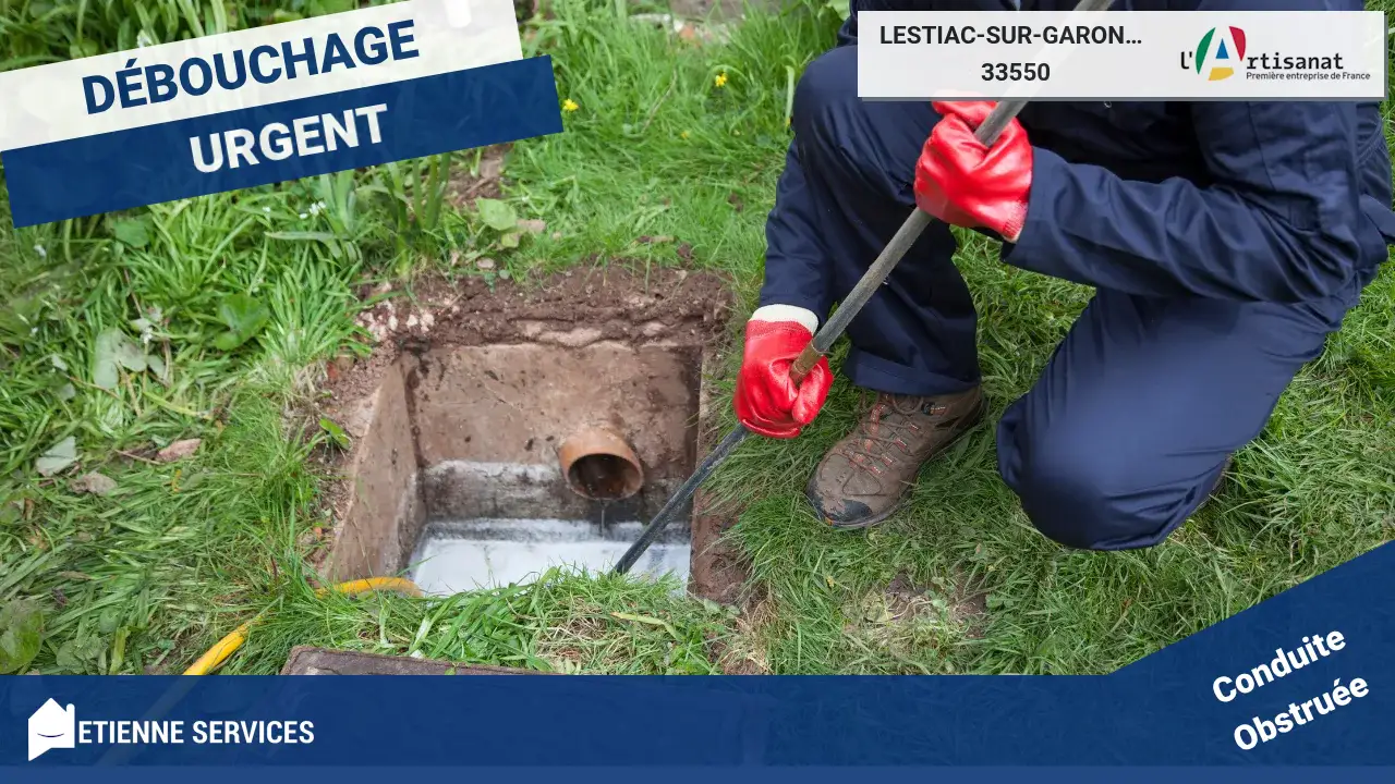 Le Meilleur Service de Débouchage de Canalisation à Lestiac-sur-Garonne