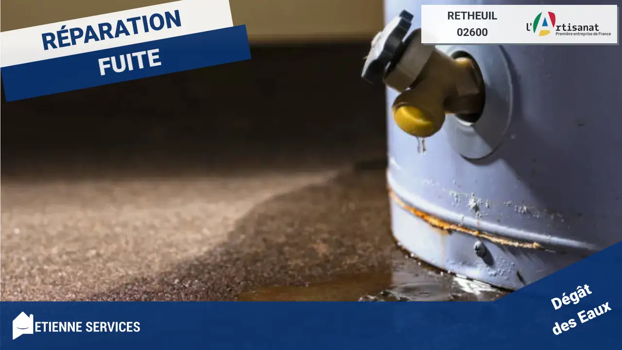 Spécialistes de la Réparation de fuite d'eau rapide à Retheuil