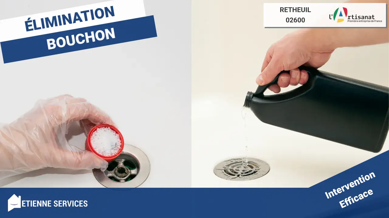 Services professionnels de Débouchage de canalisation à Retheuil et ses alentours