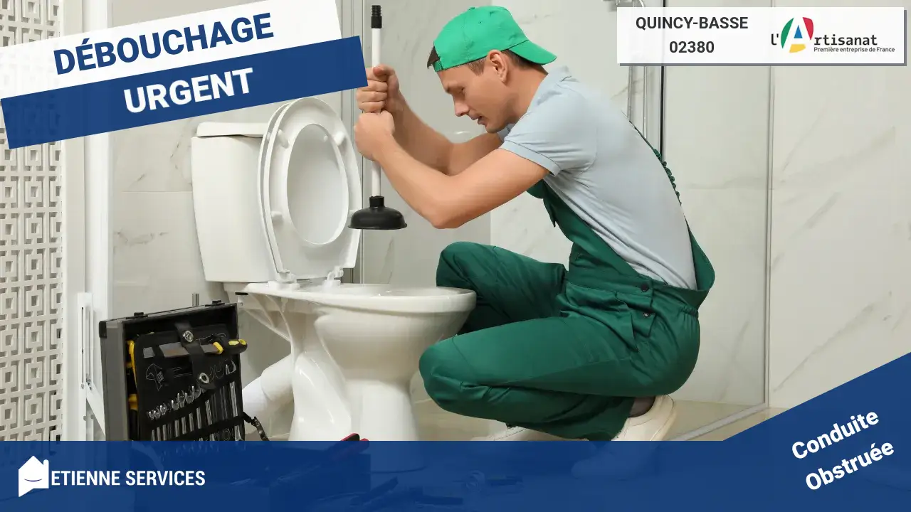 Service de débouchage de canalisation le plus fiable à Quincy-Basse