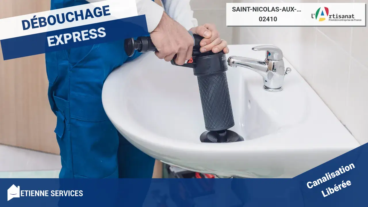 Service Professionnel de Débouchage de Canalisation à Saint-Nicolas-aux-Bois