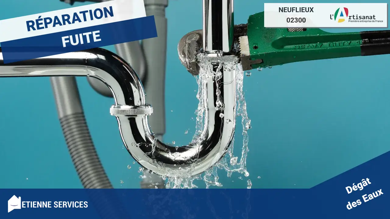 Spécialistes de la réparation de fuite d'eau rapide à Neuflieux