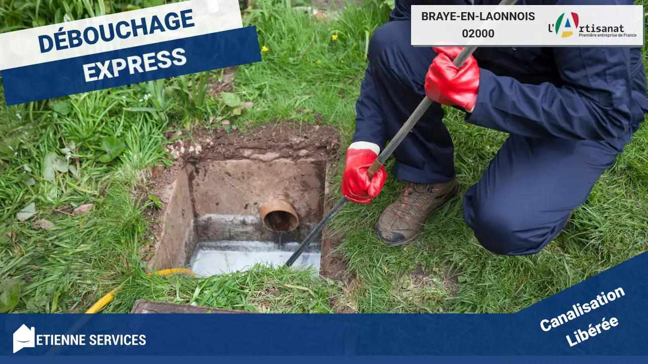 Experts en débouchage de canalisation rapide à Braye-en-Laonnois