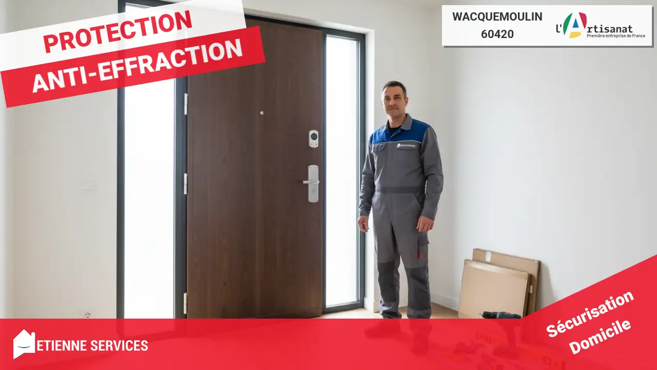 Pose et Remplacement de Porte Blindée de Haute Sécurité à Wacquemoulin