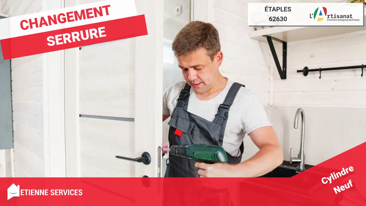Votre service de dépannage serrurerie d'urgence 7j/7 à Étaples (62630)