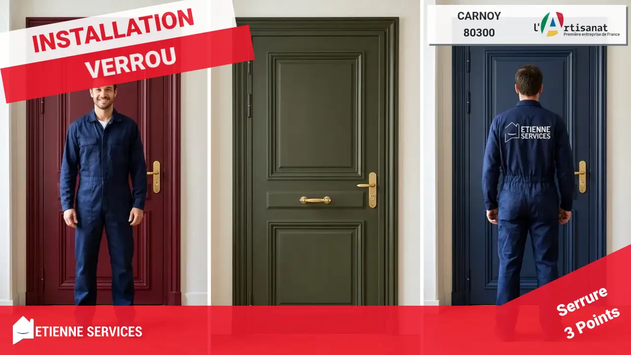 Votre Artisan de Confiance pour l'Installation et Remplacement de Serrure à Carnoy