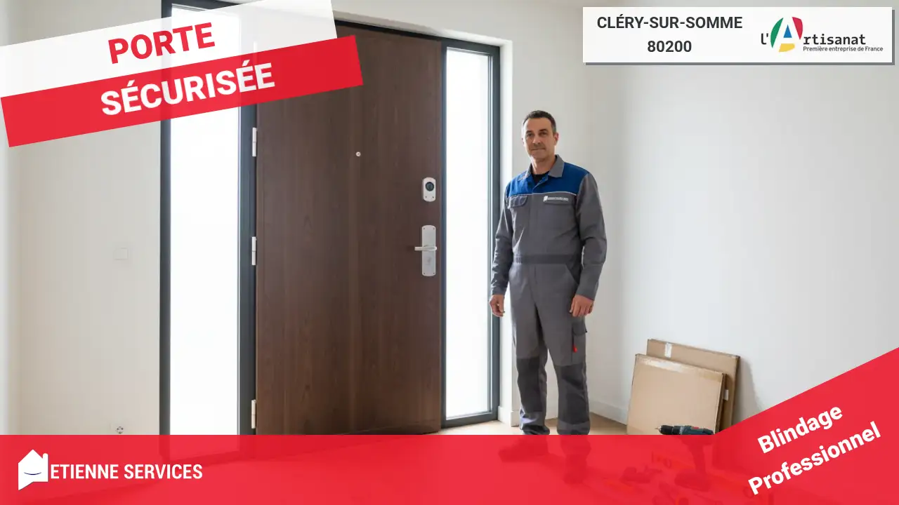 Pose de Porte Blindée de Haute Sécurité par les meilleurs artisans à Cléry-sur-Somme