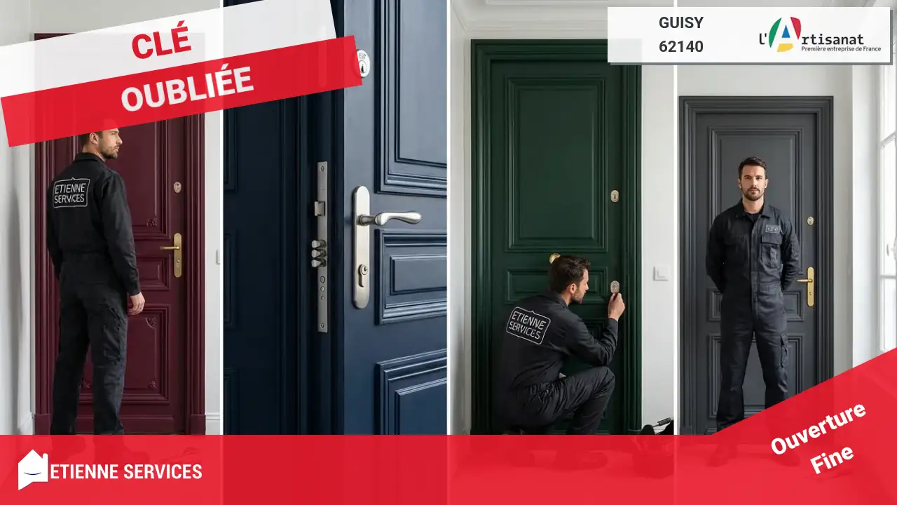 Spécialistes de l'Ouverture de Porte Rapide et Sans Dégât à Guisy