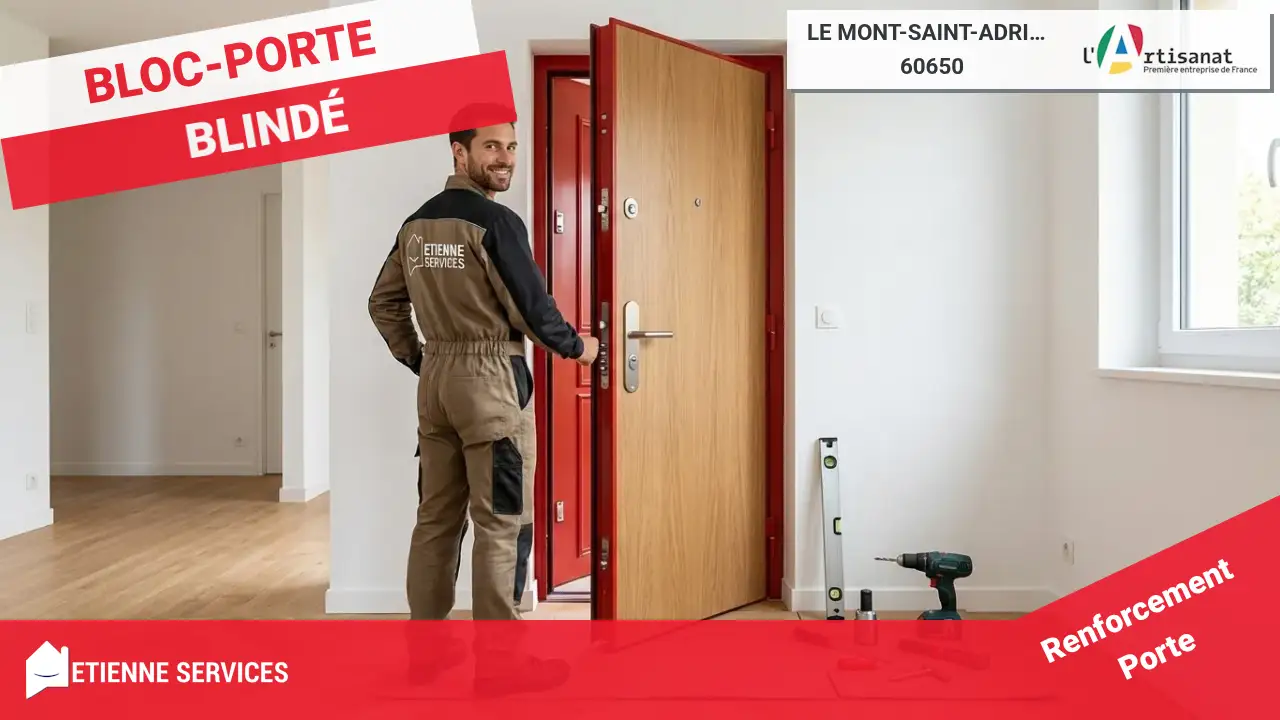 La meilleure solution de sécurité : Installation de porte blindée à Le Mont-Saint-Adrien