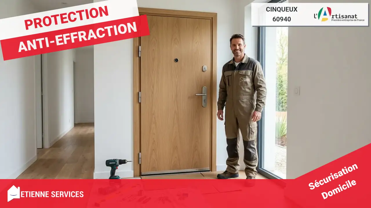 Professionnels de la Pose de Porte Blindée Haut de Gamme à Cinqueux