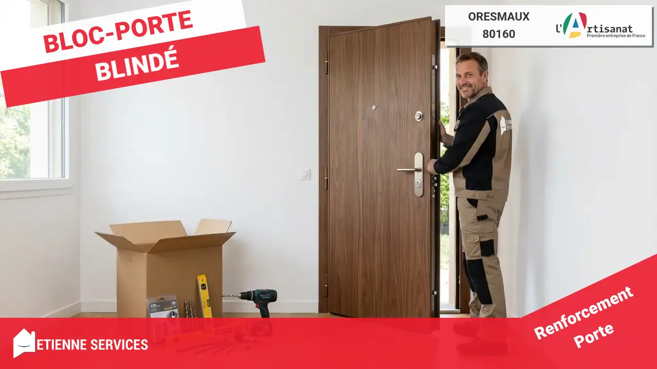 Pose et Remplacement de Porte Blindée à Oresmaux par des Spécialistes