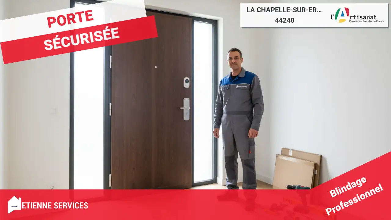 Pose et Remplacement de Porte Blindée de Haute Sécurité à La Chapelle-sur-Erdre