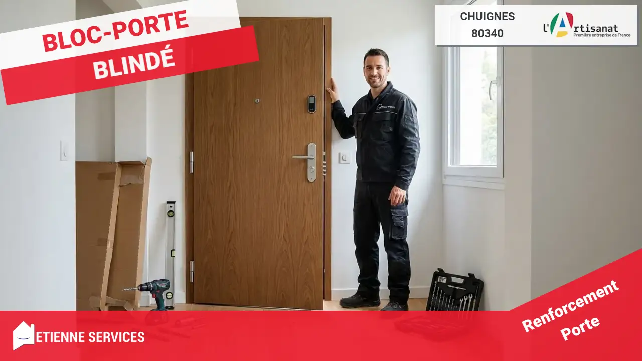 Installation de porte blindée : la solution sécurité ultime par nos artisans à Chuignes