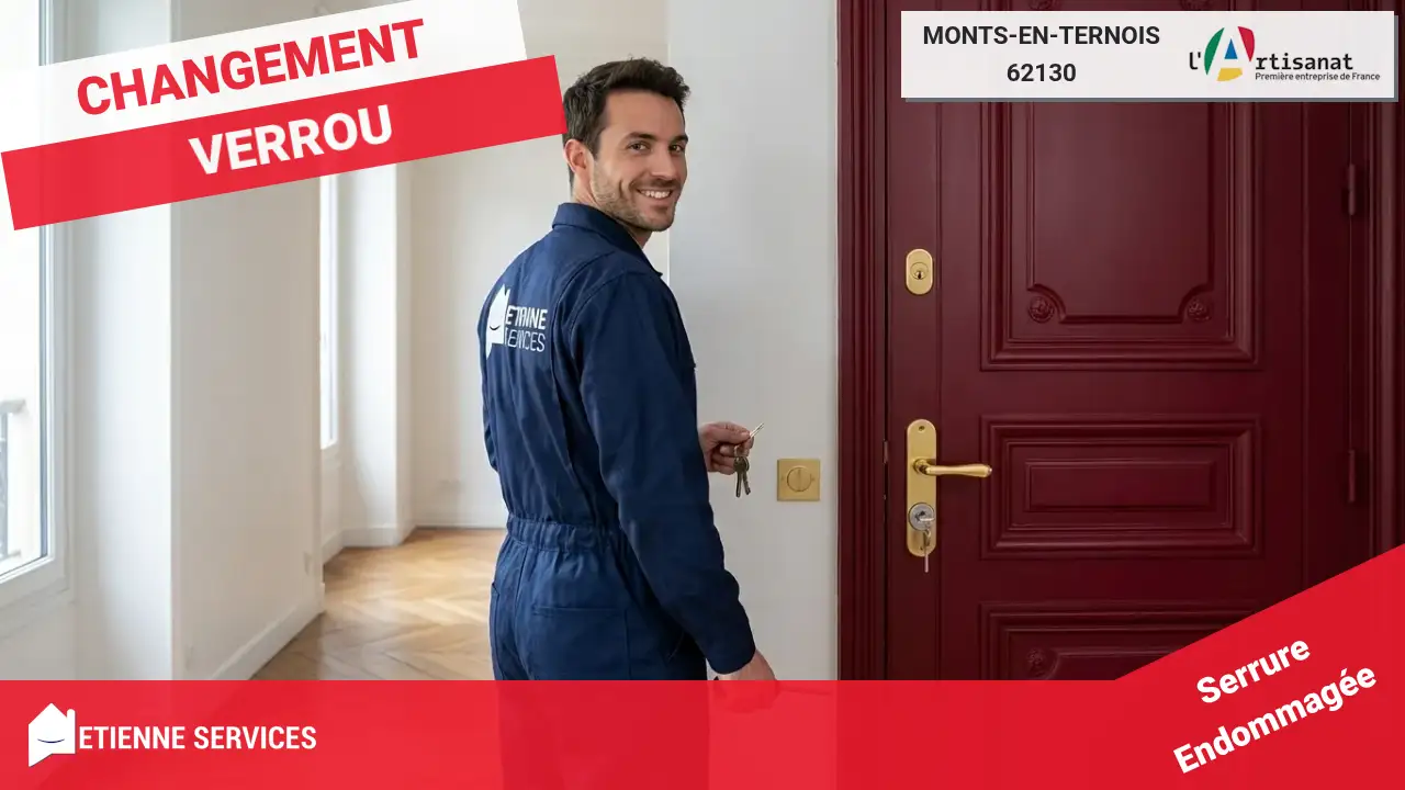 Dépannage serrurerie d'urgence, votre expert à Monts-en-Ternois disponible 7j/7