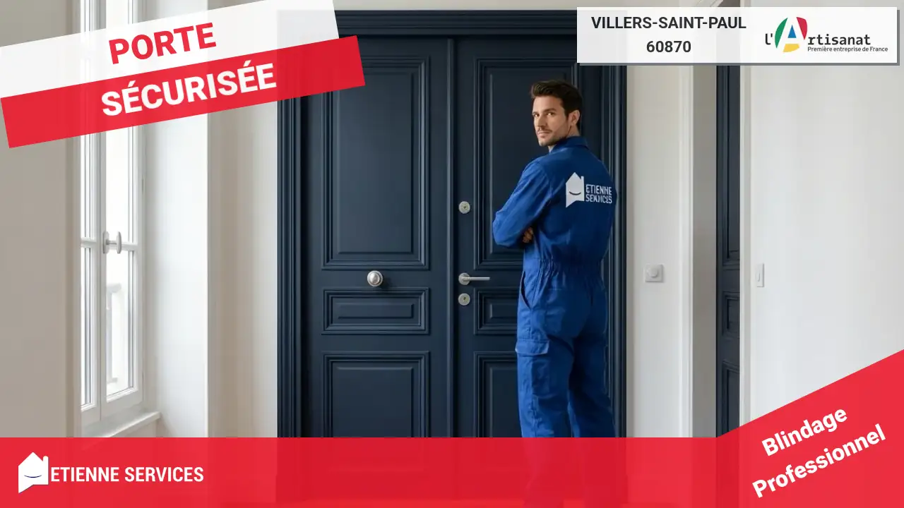 Installation de Porte Blindée par les Meilleurs Artisans de Villers-Saint-Paul
