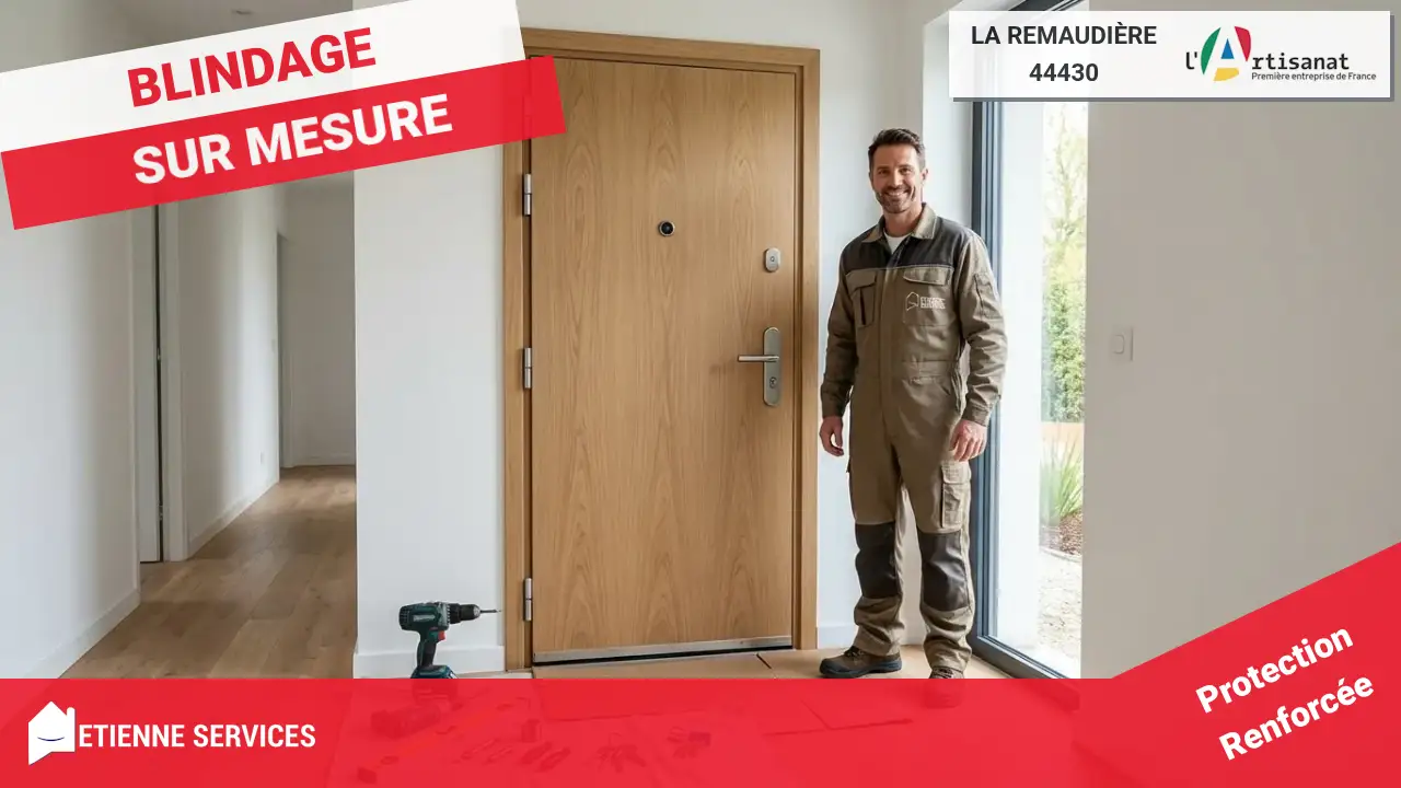 Experts en installation et remplacement de porte blindée à La Remaudière
