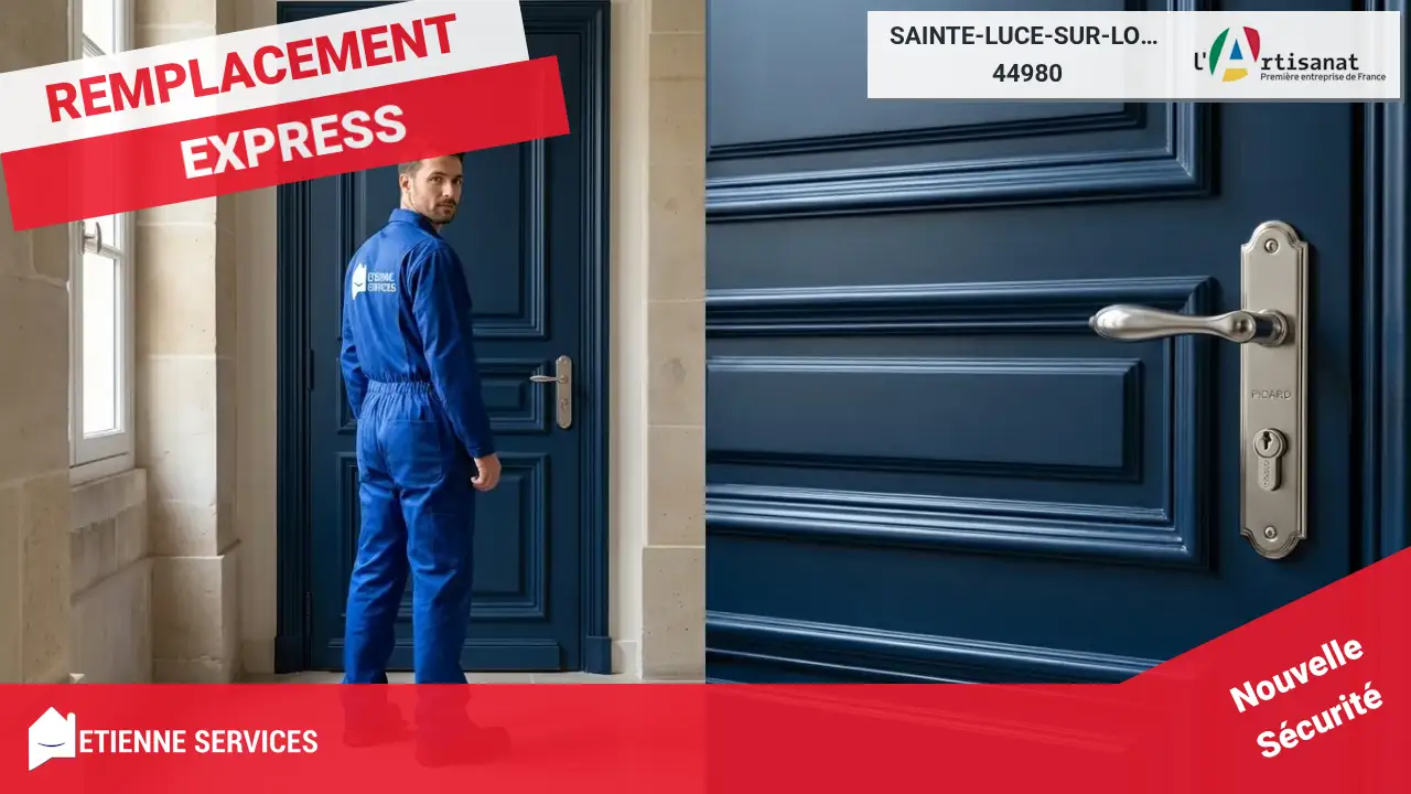 Votre service de dépannage serrurerie d'urgence 7j/7 à Sainte-Luce-sur-Loire