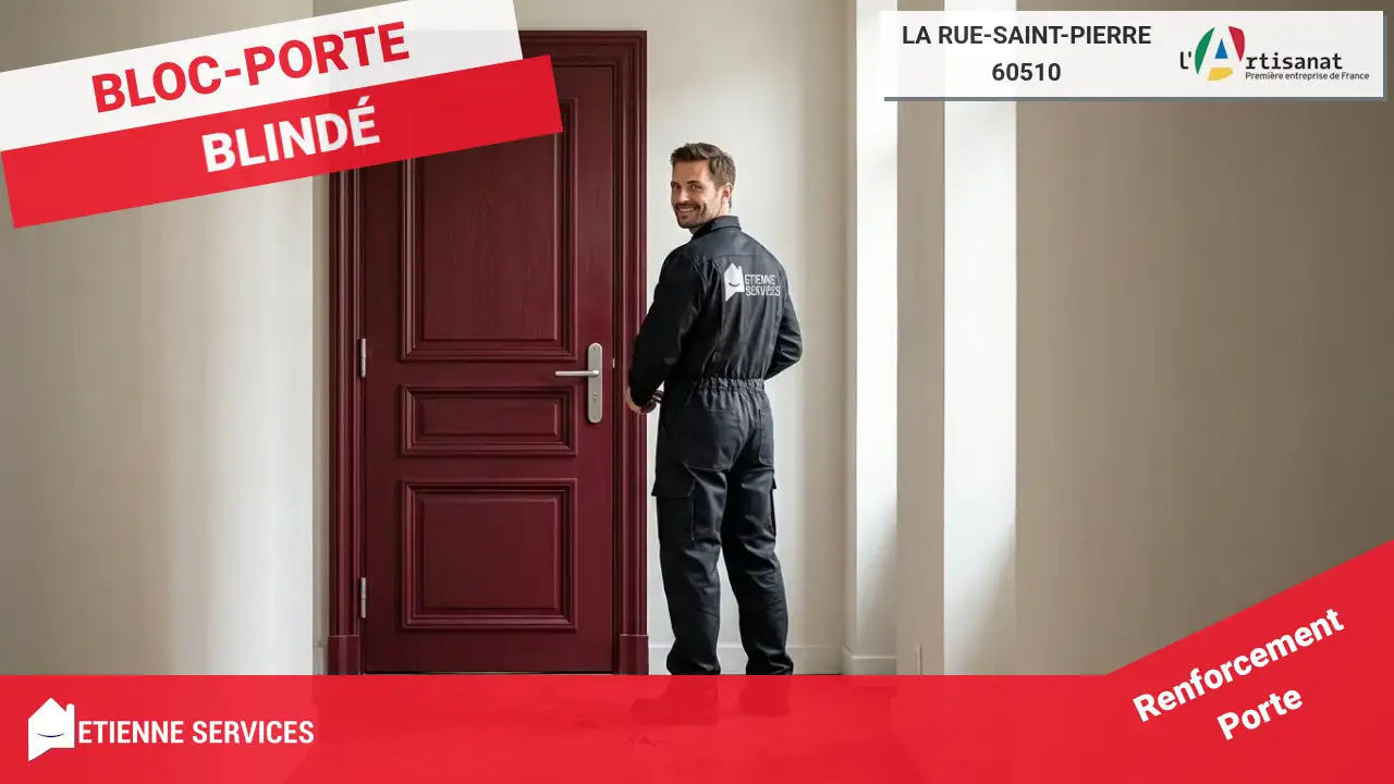 Pose et Remplacement de Porte Blindée de Haute Qualité à La Rue-Saint-Pierre