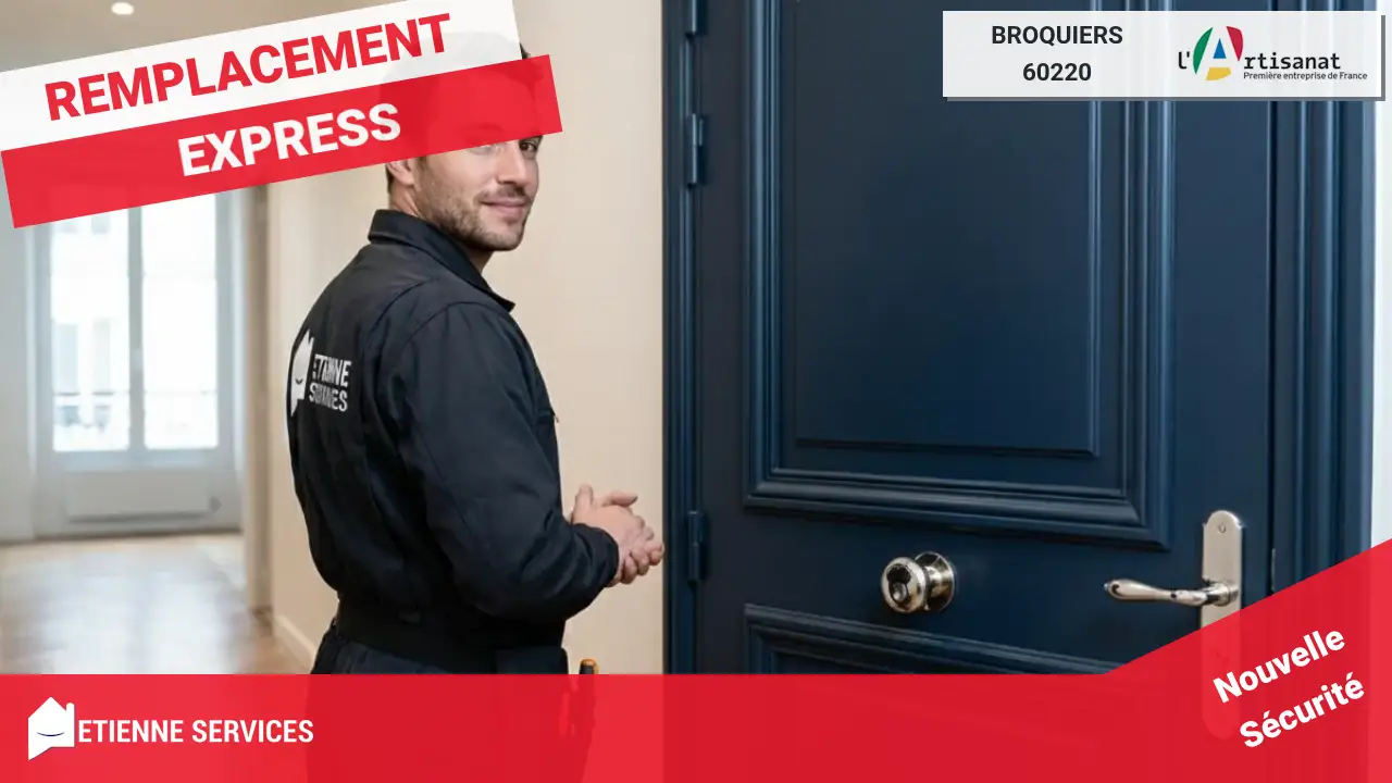 Intervention et Dépannage de Serrurerie d'Urgence 7j/7 à Broquiers