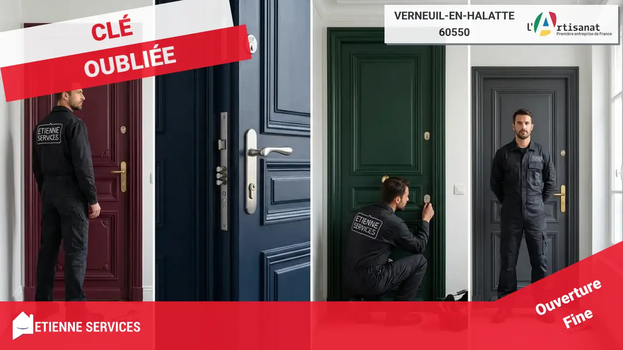 Ouverture de Porte Rapide et Efficace à Verneuil-en-Halatte par des Artisans Qualifiés