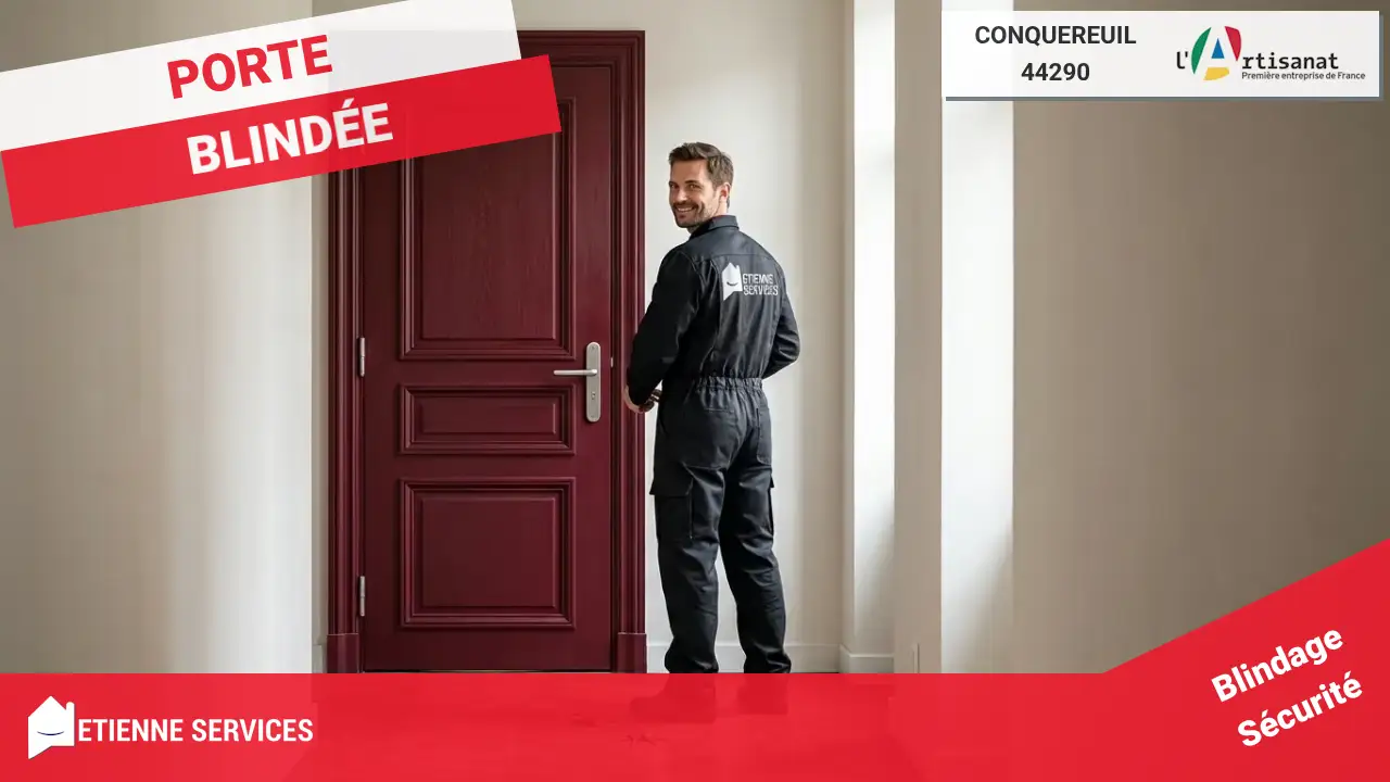 Votre expert en installation et remplacement de porte blindée à Conquereuil