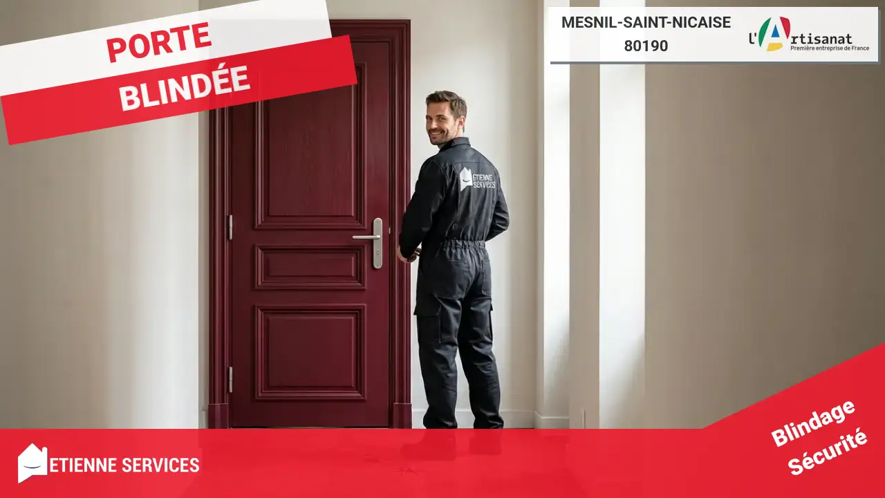 Spécialistes de l'Installation de Portes Blindées à Mesnil-Saint-Nicaise (80190)